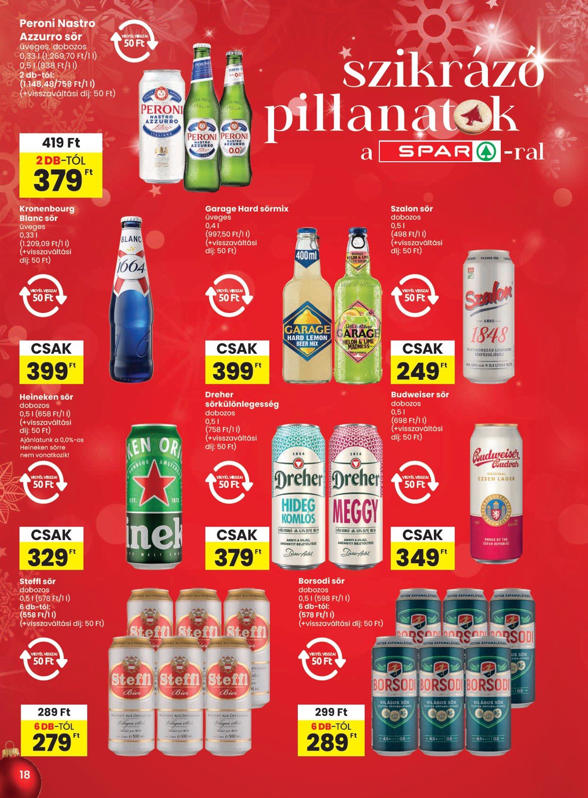 spar - SPAR akciós újság, érvényes 12.12. - 12.18. - page: 18