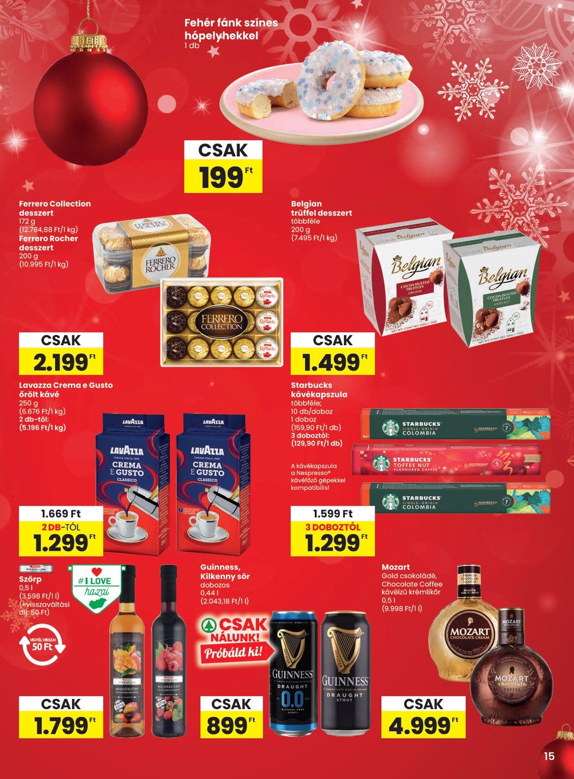 spar - SPAR akciós újság, érvényes 12.12. - 12.18. - page: 15