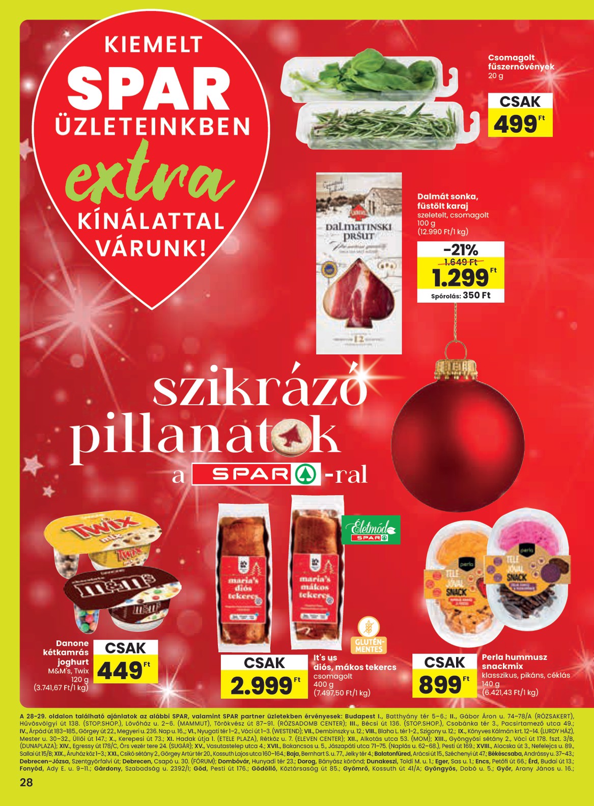 spar - SPAR - Extra akciós újság, érvényes 12.12. - 12.18.