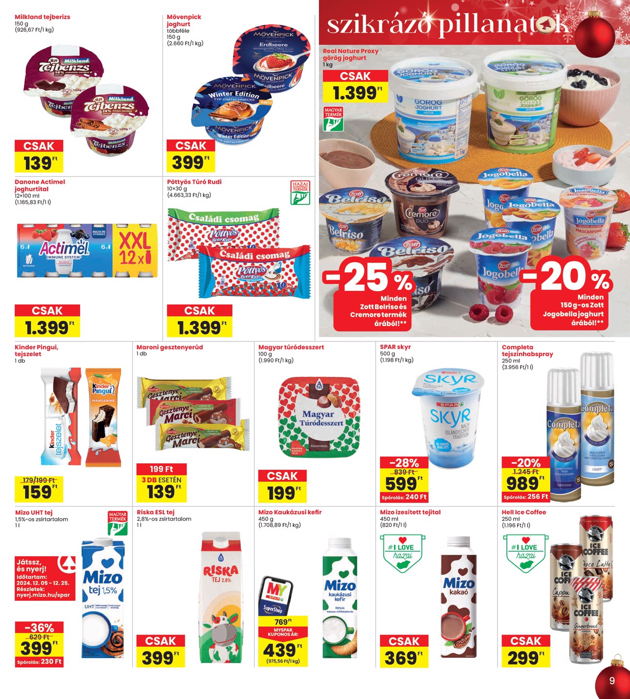 spar - INTERSPAR akciós újság, érvényes 12.12. - 12.18. - page: 9