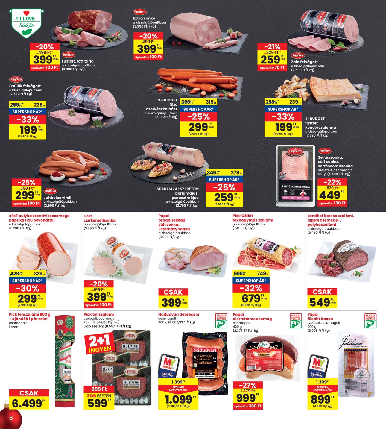 spar - INTERSPAR akciós újság, érvényes 12.12. - 12.18. - page: 6