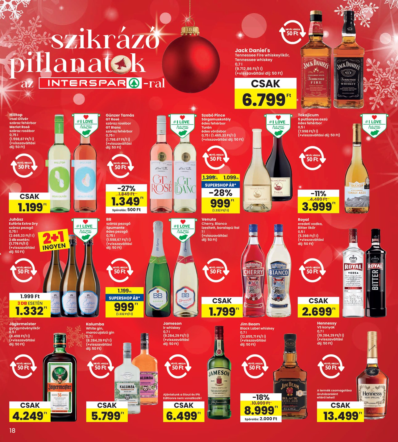 spar - INTERSPAR akciós újság, érvényes 12.12. - 12.18. - page: 18