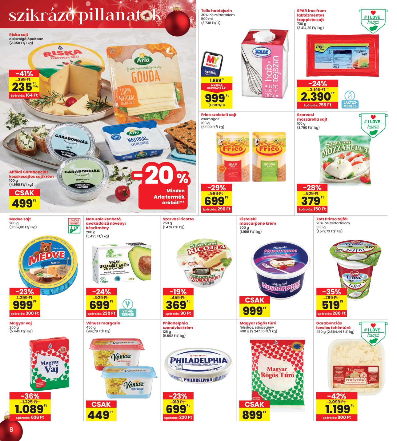 spar - INTERSPAR akciós újság, érvényes 12.12. - 12.18. - page: 8