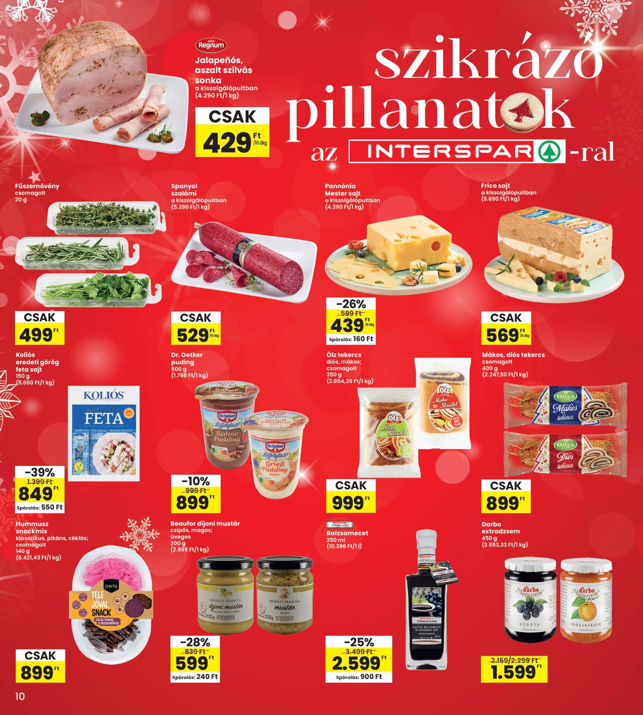 spar - INTERSPAR akciós újság, érvényes 12.12. - 12.18. - page: 10