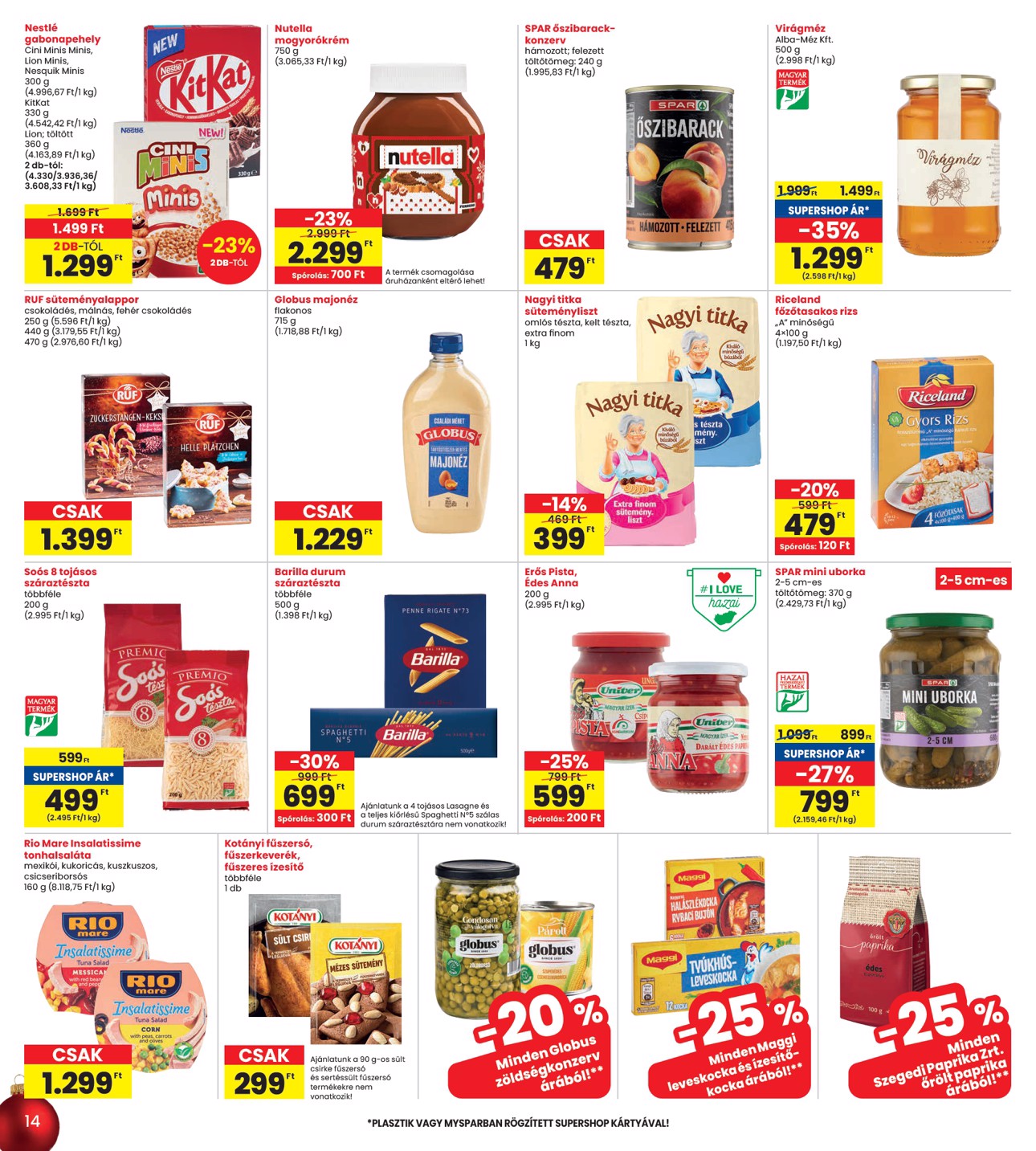 spar - INTERSPAR akciós újság, érvényes 12.12. - 12.18. - page: 14