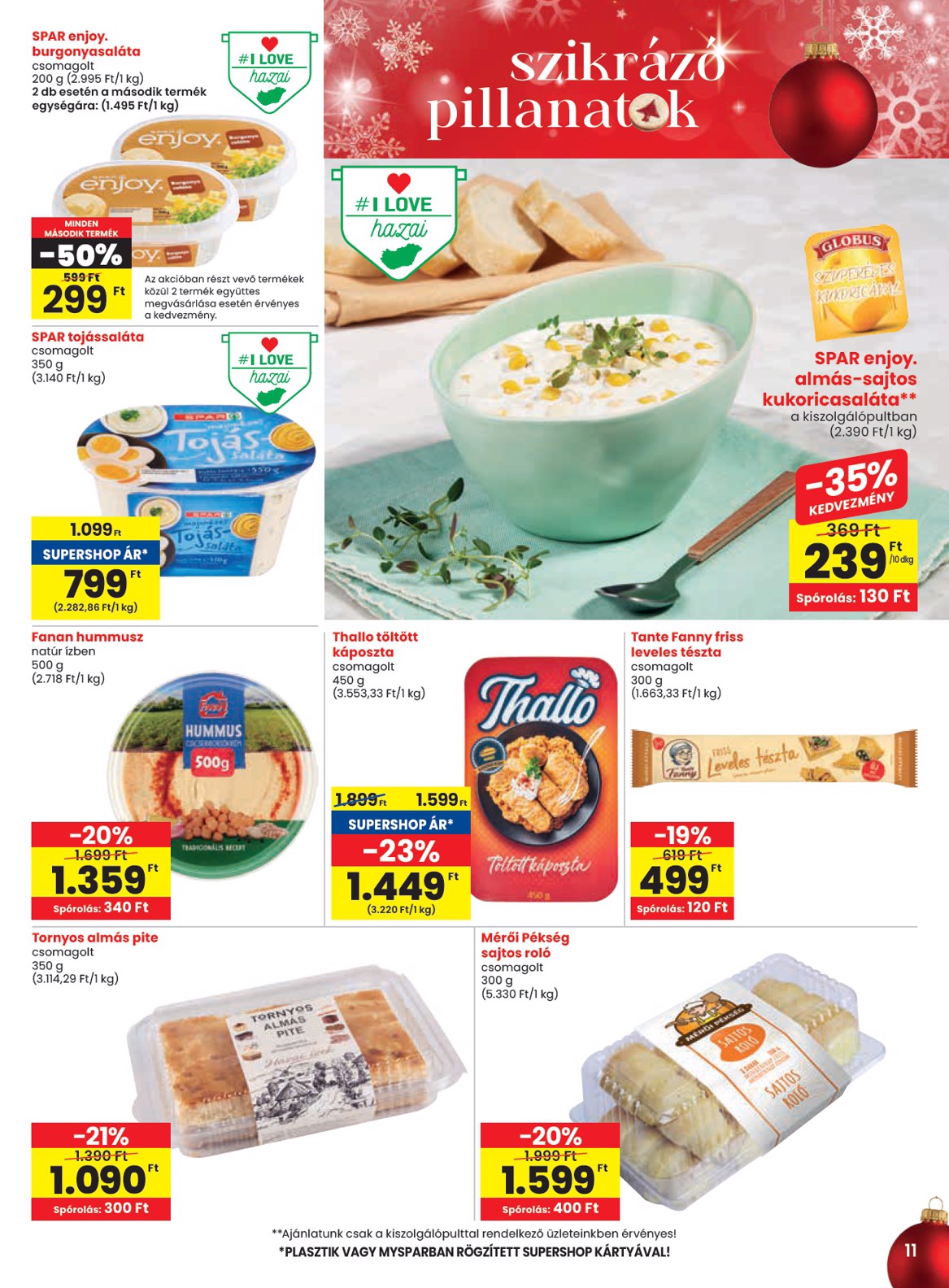 spar - SPAR akciós újság, érvényes 12.19. - 12.27. - page: 11