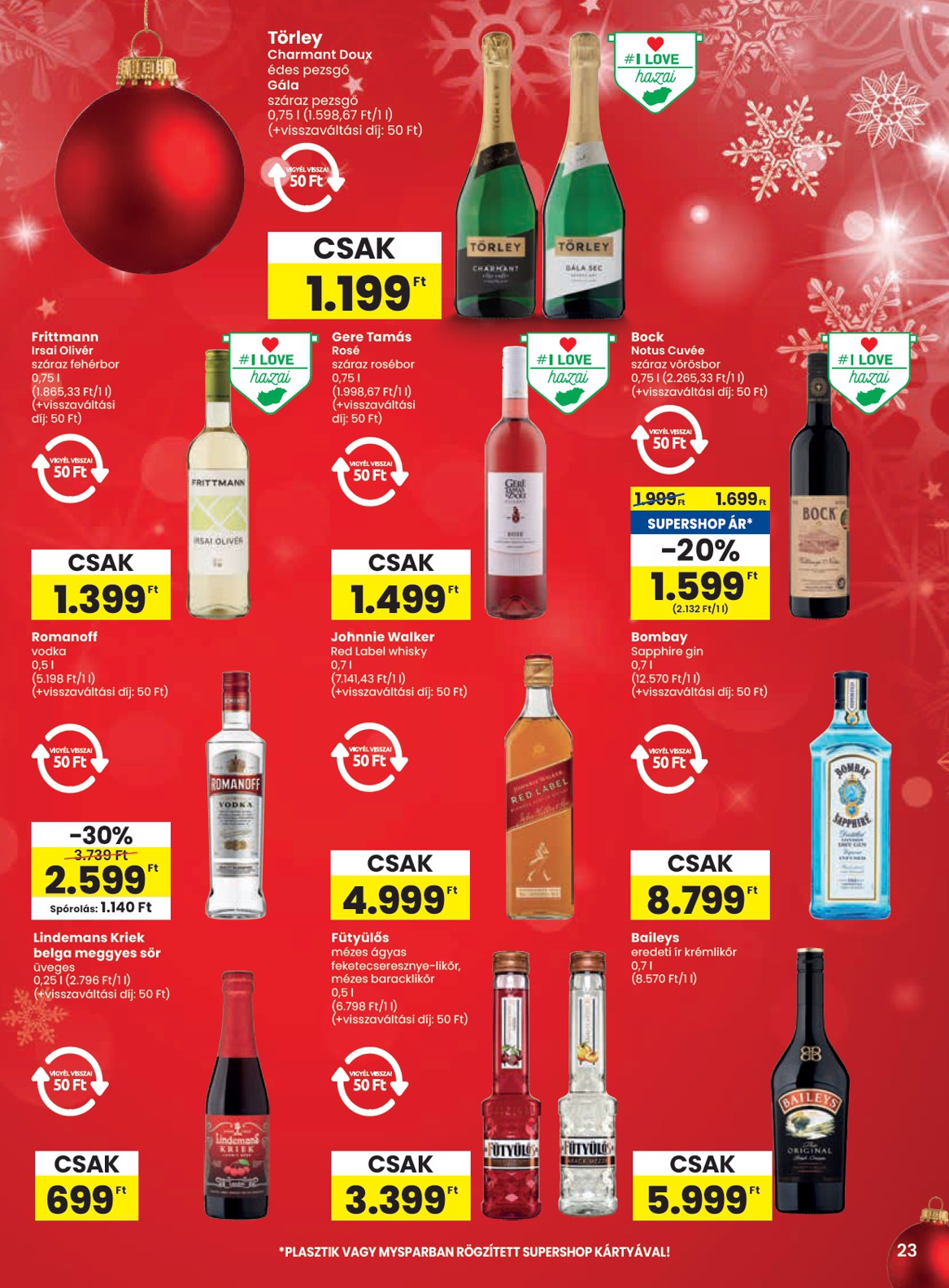 spar - SPAR akciós újság, érvényes 12.19. - 12.27. - page: 23