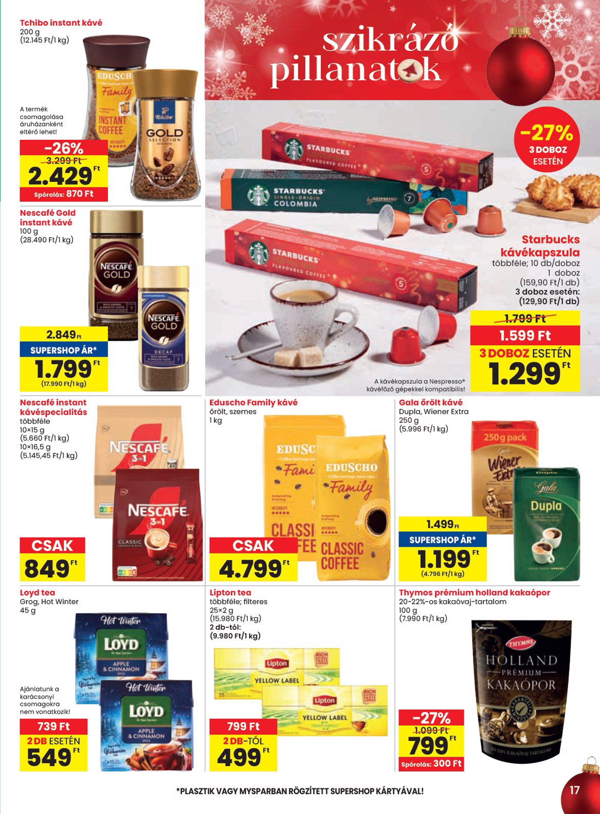 spar - SPAR akciós újság, érvényes 12.19. - 12.27. - page: 17