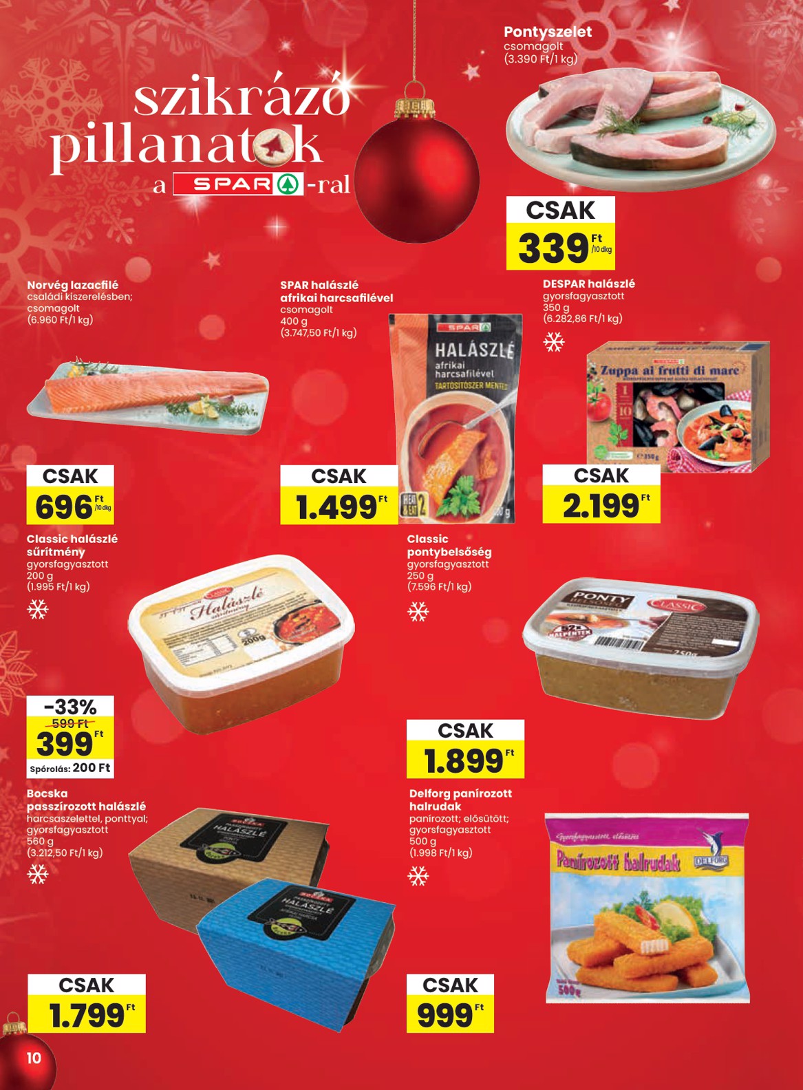 spar - SPAR akciós újság, érvényes 12.19. - 12.27. - page: 10