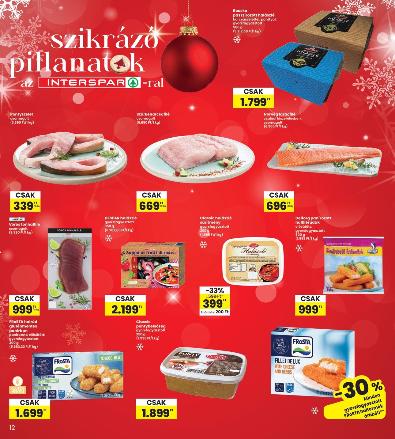 spar - INTERSPAR akciós újság, érvényes 12.19. - 12.27. - page: 12