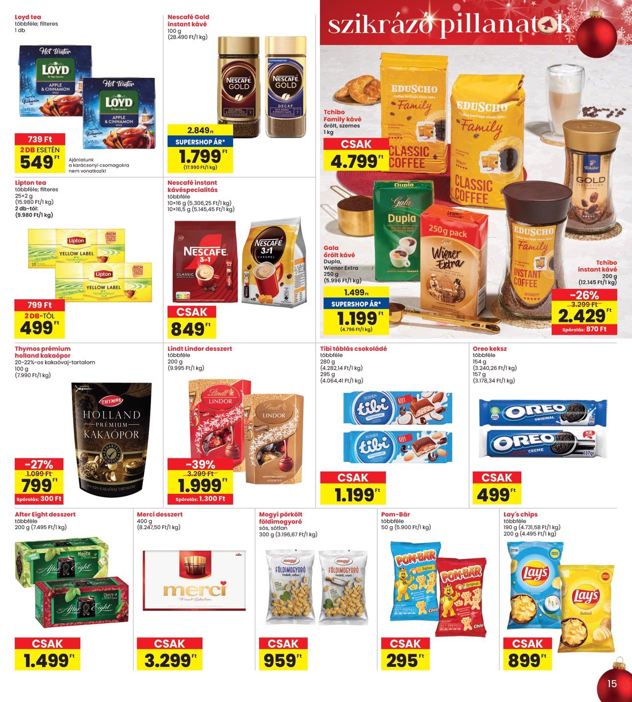 spar - INTERSPAR akciós újság, érvényes 12.19. - 12.27. - page: 15