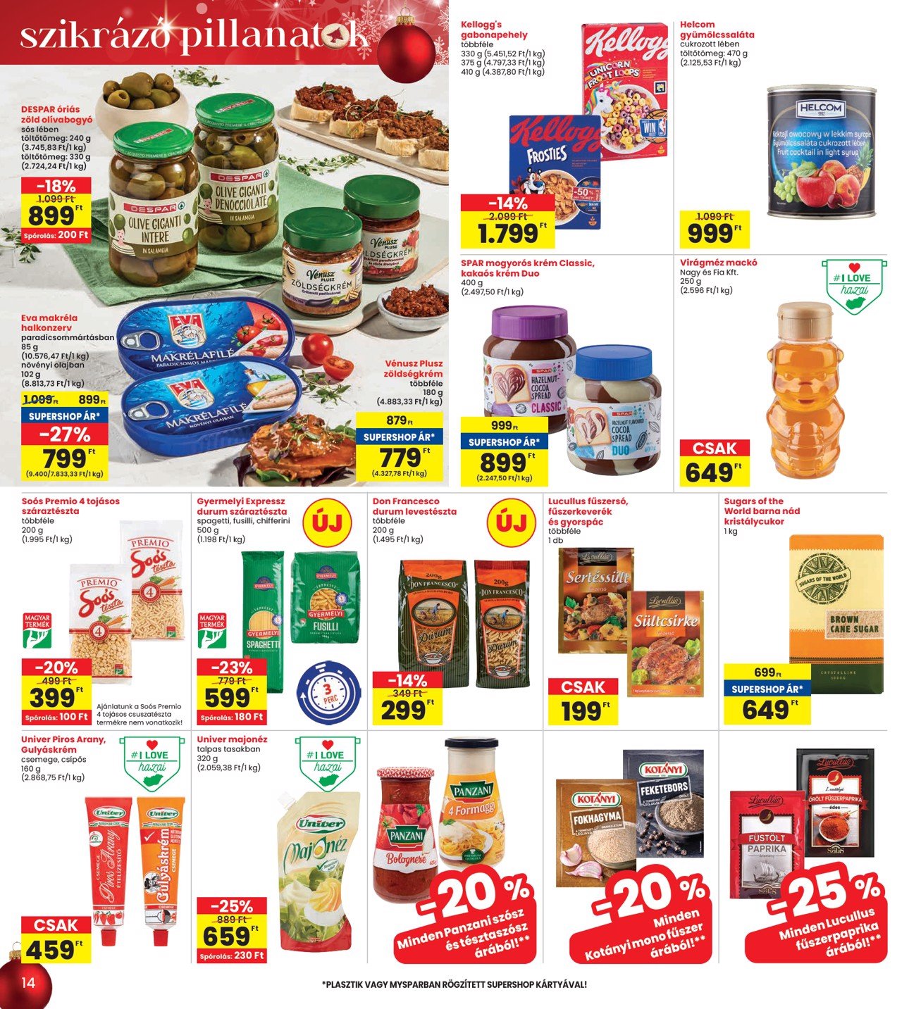 spar - INTERSPAR akciós újság, érvényes 12.19. - 12.27. - page: 14