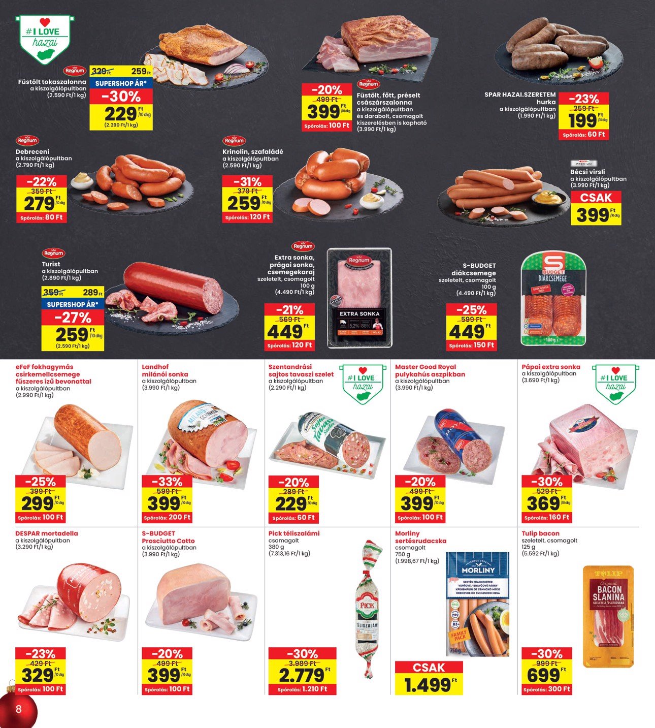 spar - INTERSPAR akciós újság, érvényes 12.19. - 12.27. - page: 8