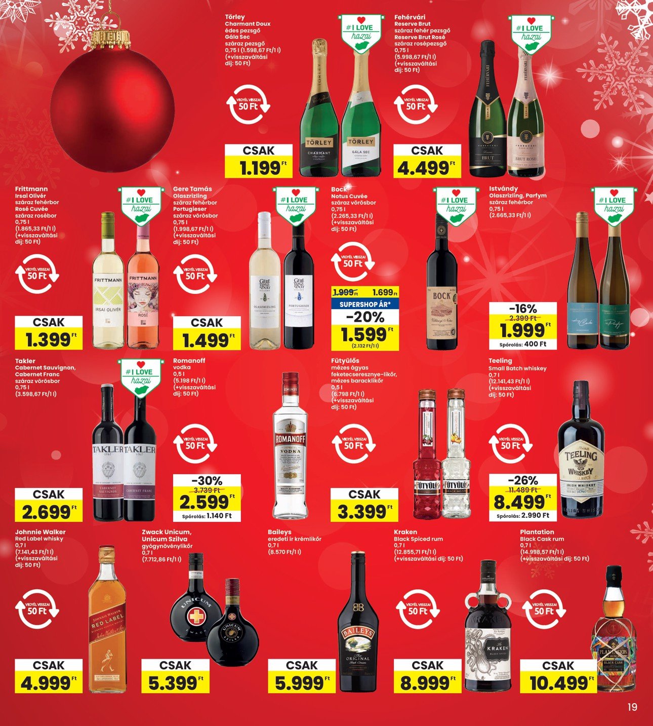 spar - INTERSPAR akciós újság, érvényes 12.19. - 12.27. - page: 19