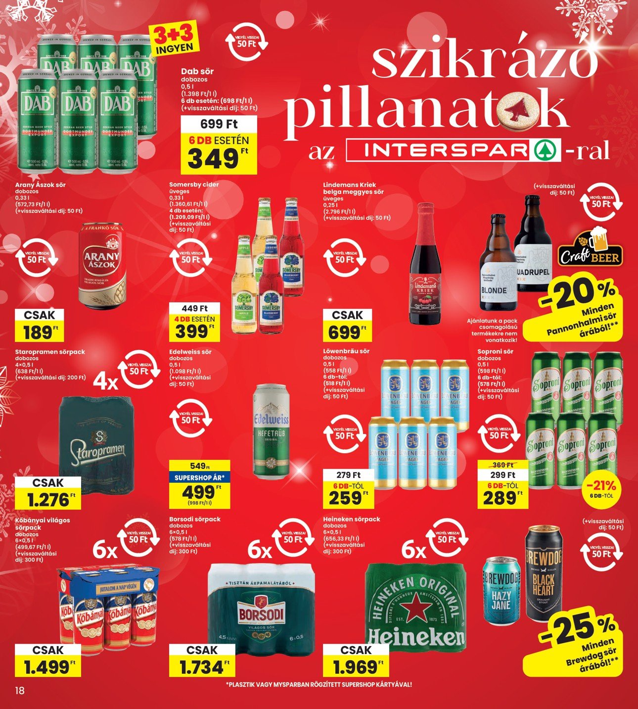 spar - INTERSPAR akciós újság, érvényes 12.19. - 12.27. - page: 18