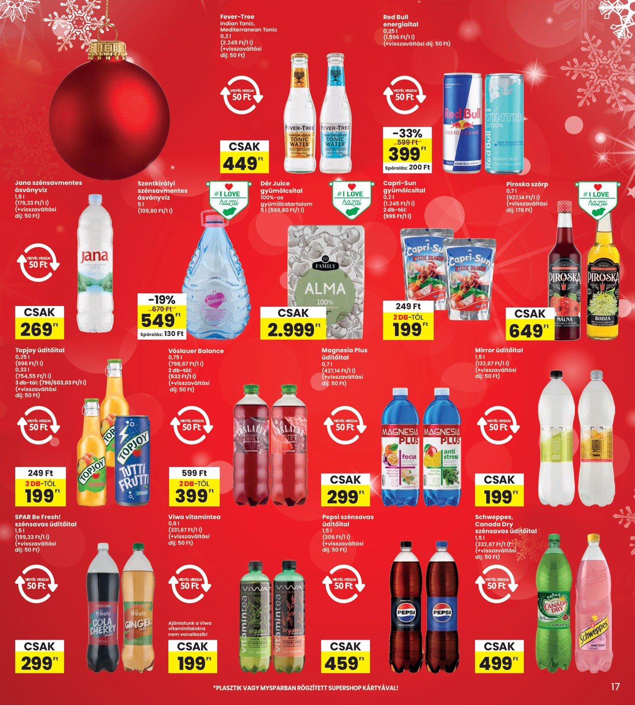 spar - INTERSPAR akciós újság, érvényes 12.19. - 12.27. - page: 17