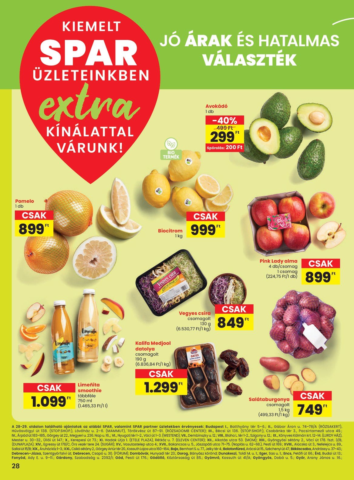 spar - SPAR - Extra akciós újság, érvényes 12.19. - 12.27.