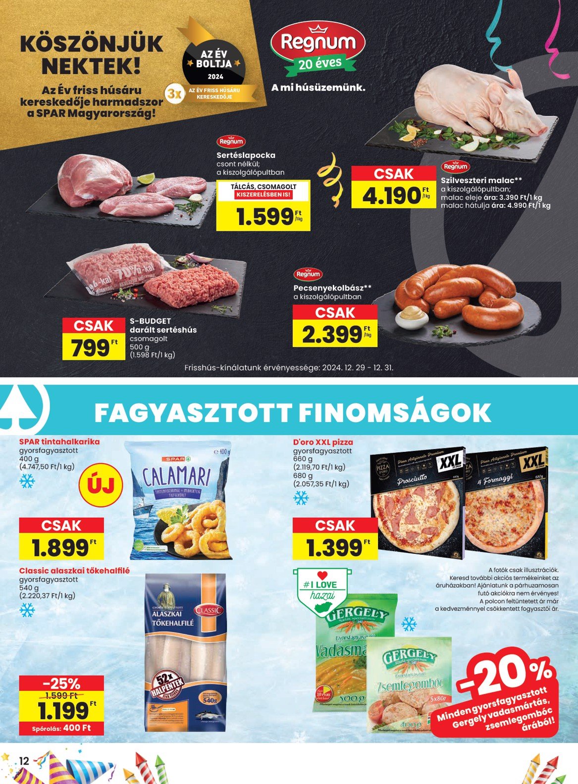 spar - SPAR akciós újság, érvényes 12.23. - 01.02. - page: 13