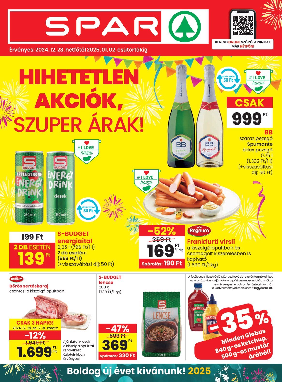 spar - SPAR akciós újság, érvényes 12.23. - 01.02.