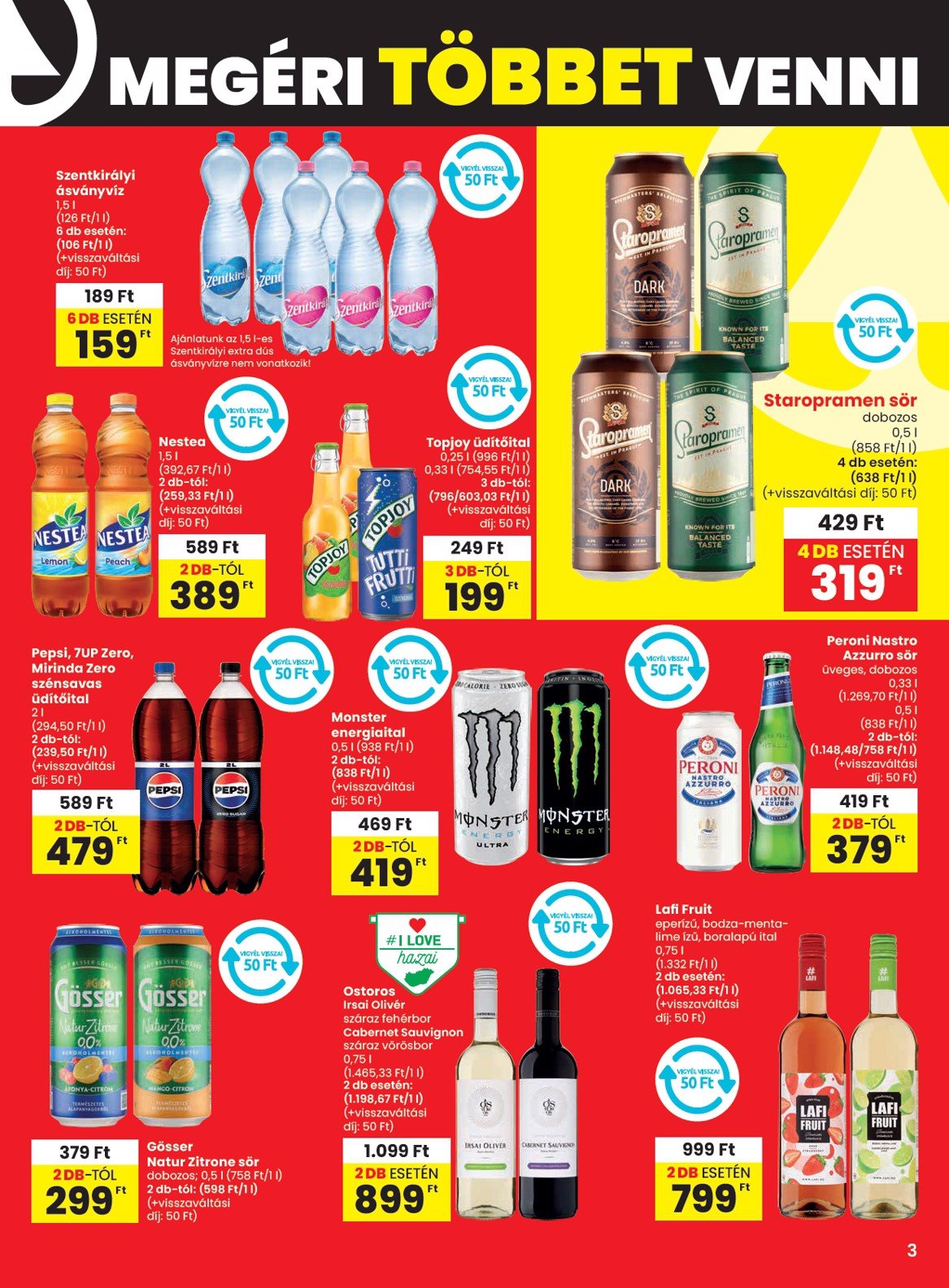 spar - SPAR akciós újság, érvényes 12.23. - 01.02. - page: 3