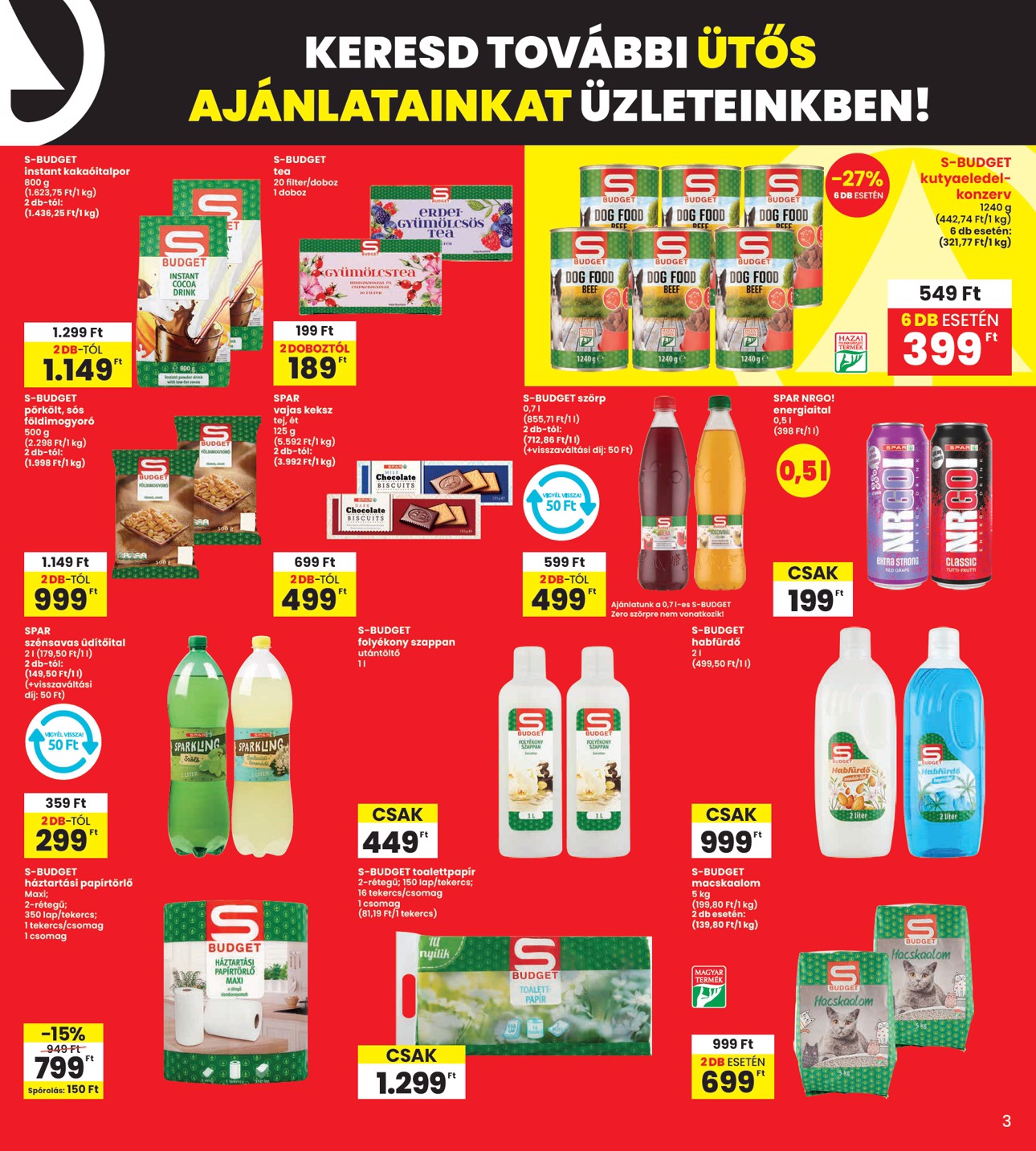 spar - INTERSPAR akciós újság, érvényes 01.02. - 01.08. - page: 3