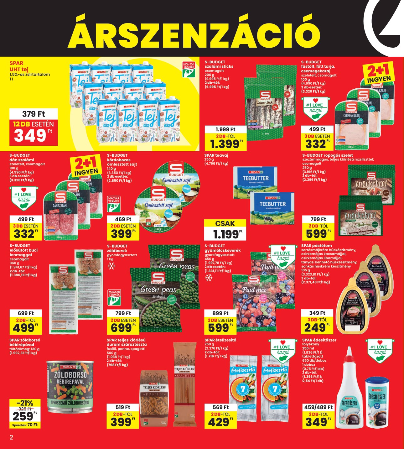 spar - INTERSPAR akciós újság, érvényes 01.02. - 01.08. - page: 2