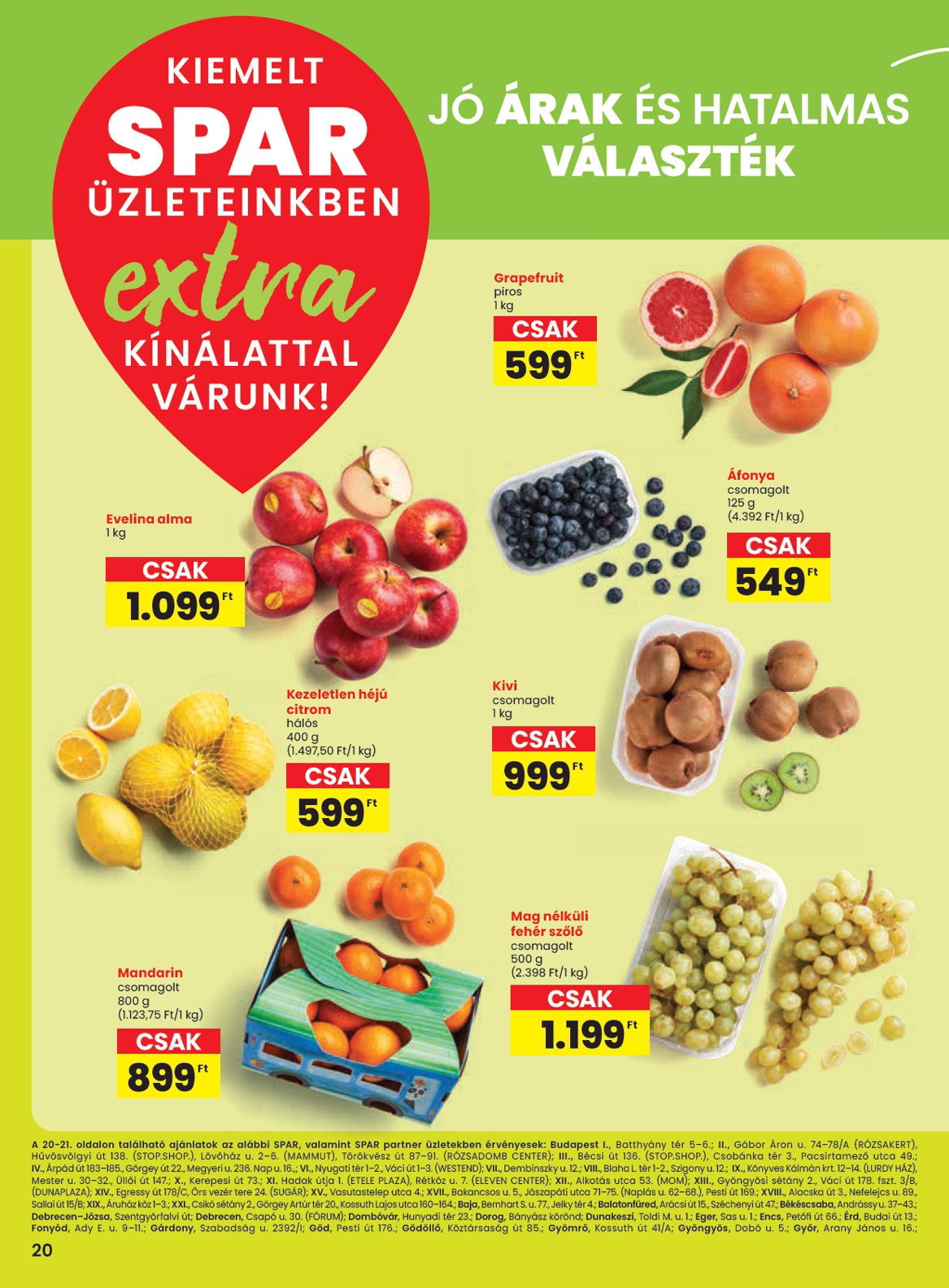 spar - SPAR - Extra akciós újság, érvényes 01.02. - 01.08.