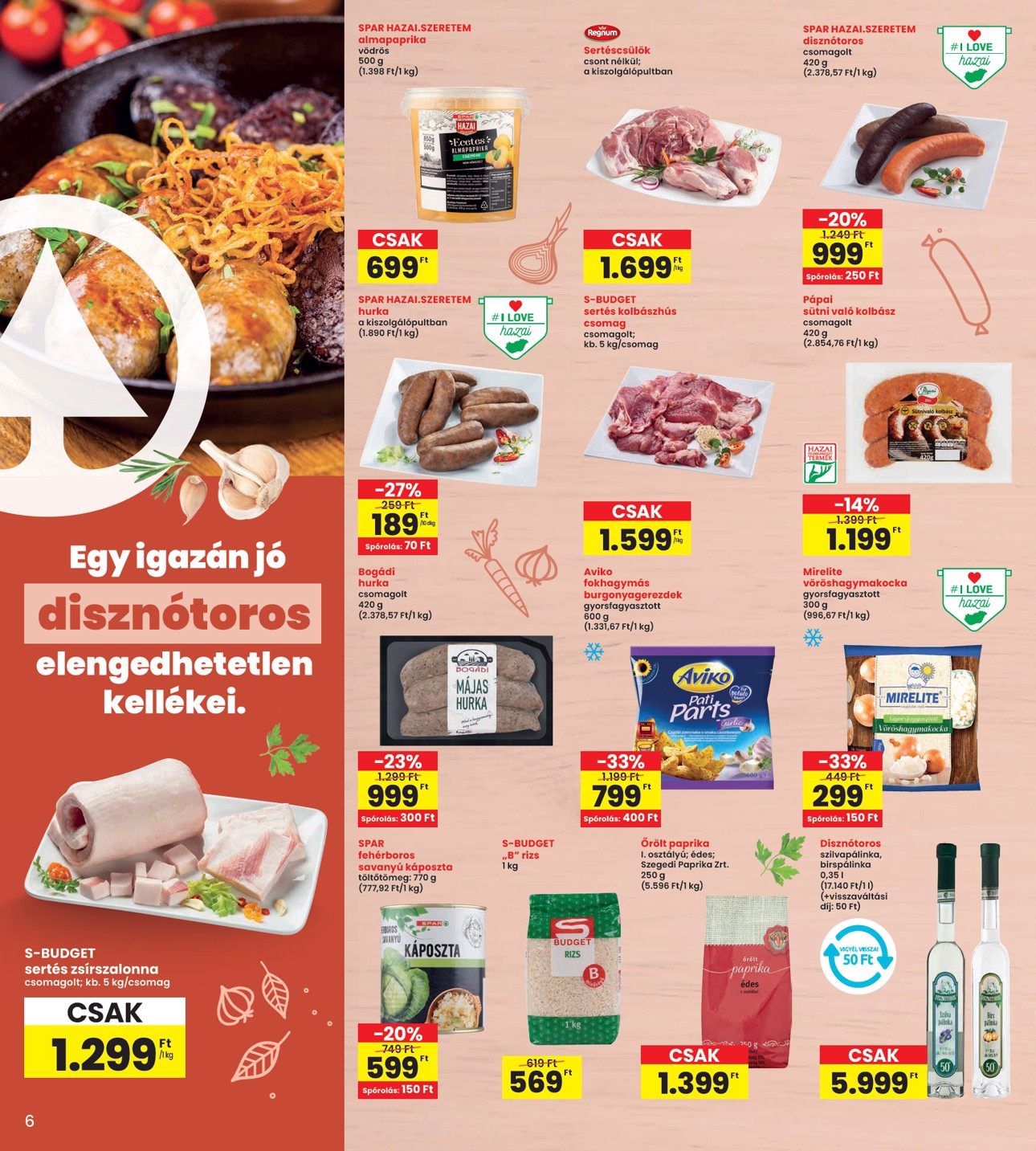 spar - INTERSPAR akciós újság, érvényes 01.09. - 01.15. - page: 6