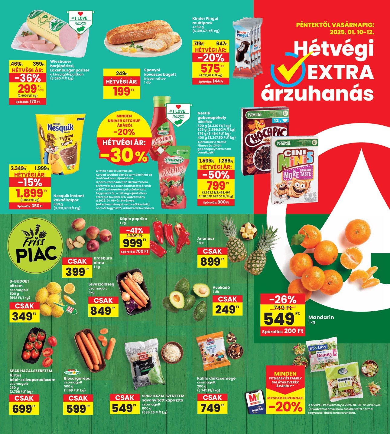 spar - INTERSPAR akciós újság, érvényes 01.09. - 01.15. - page: 20