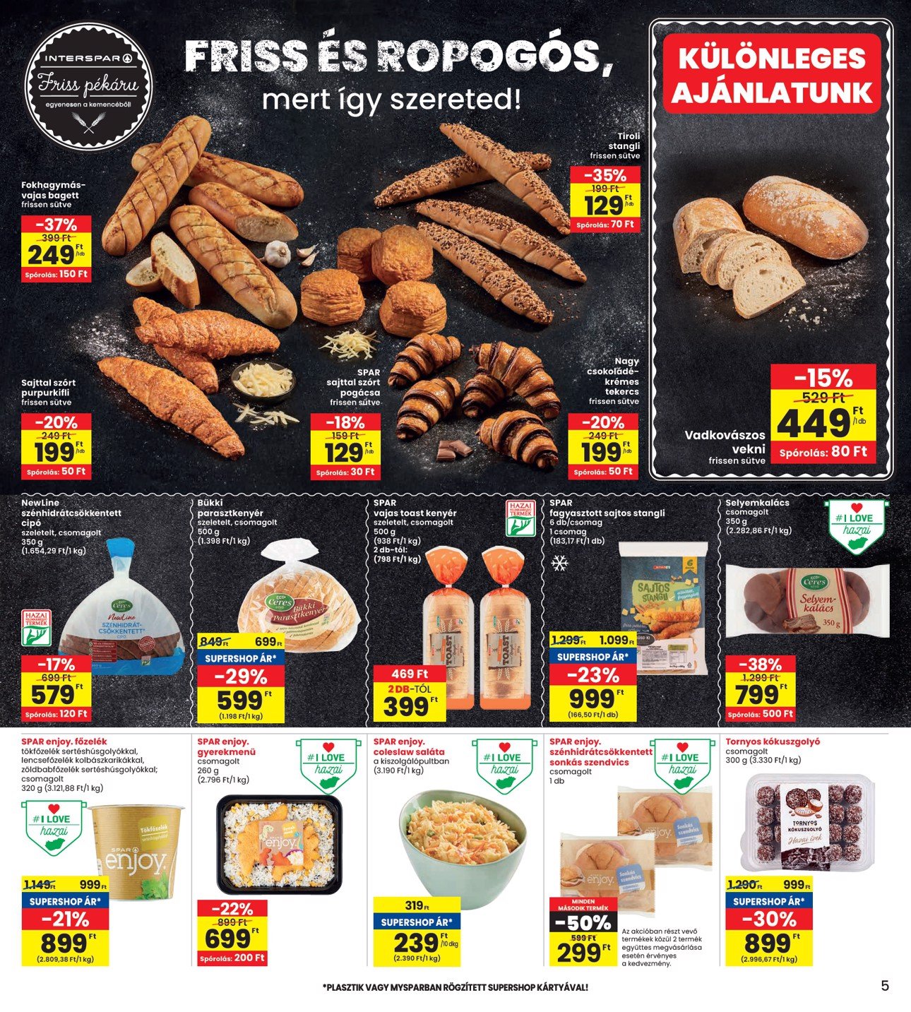 spar - INTERSPAR akciós újság, érvényes 01.09. - 01.15. - page: 5