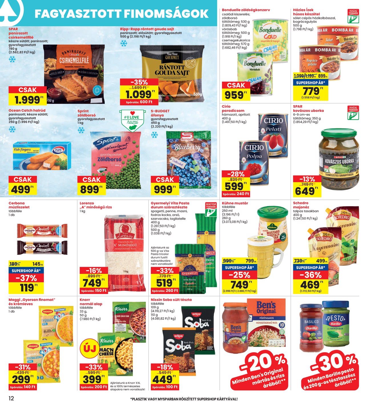 spar - INTERSPAR akciós újság, érvényes 01.09. - 01.15. - page: 12