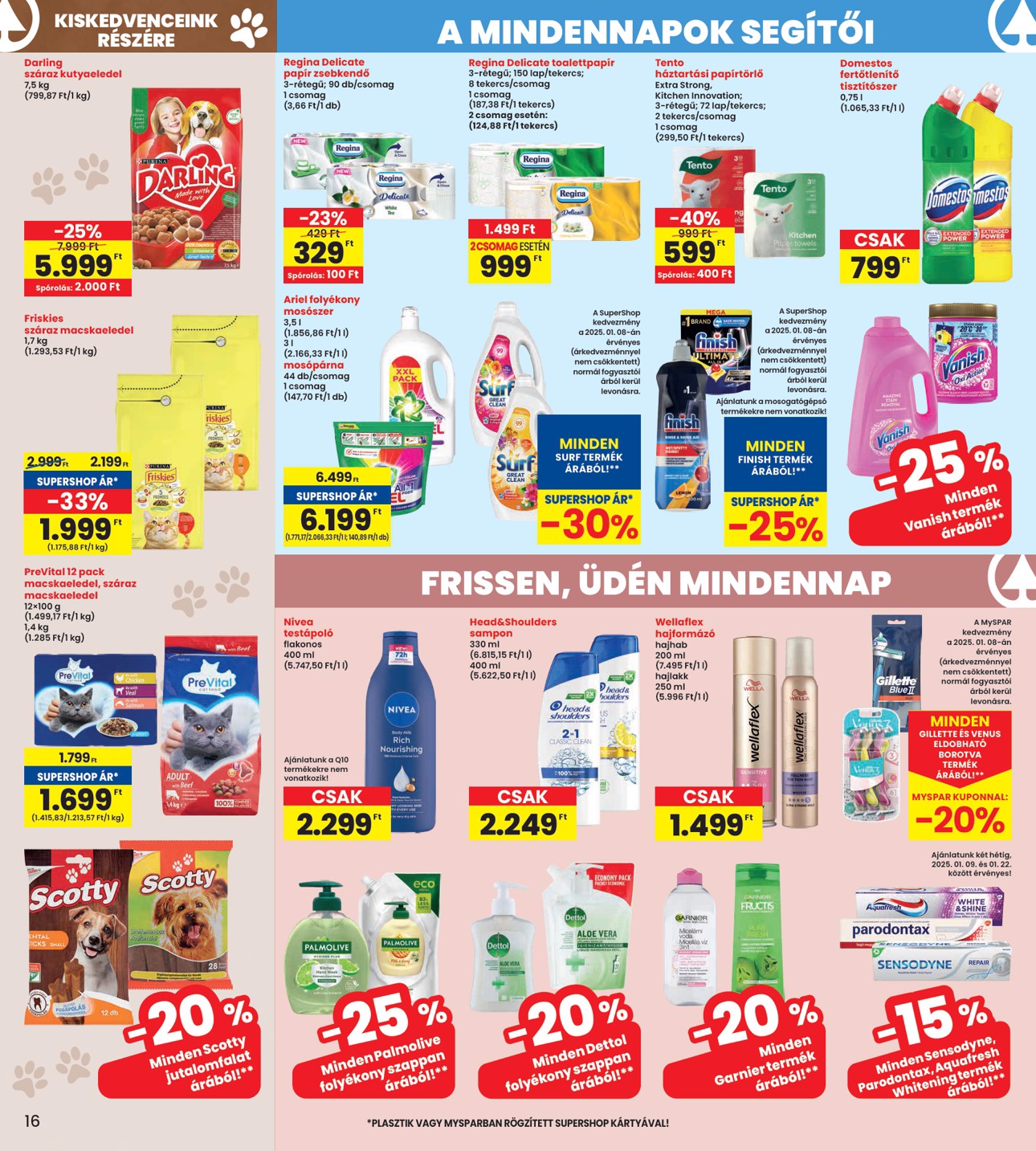 spar - INTERSPAR akciós újság, érvényes 01.09. - 01.15. - page: 16