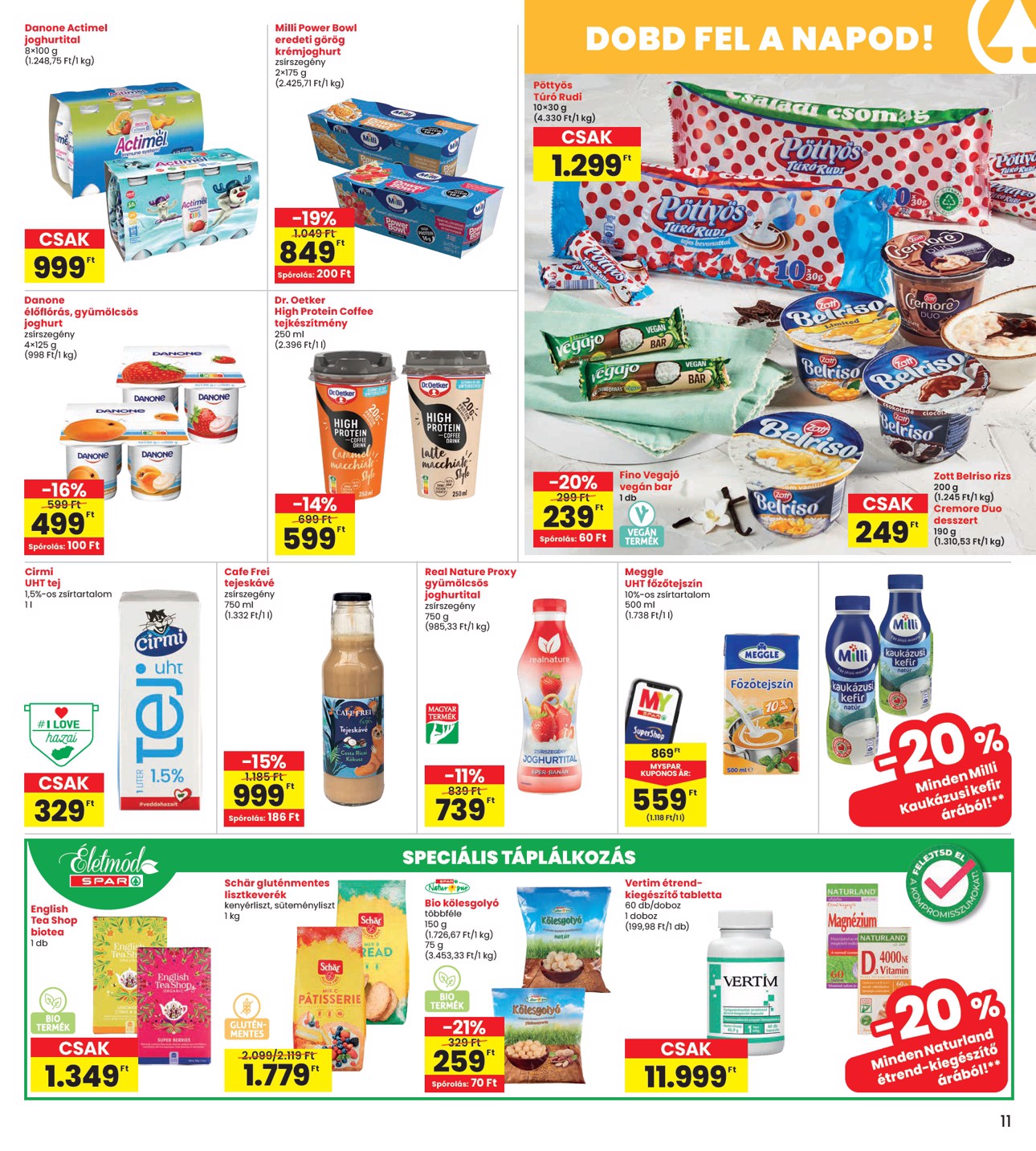 spar - INTERSPAR akciós újság, érvényes 01.09. - 01.15. - page: 11