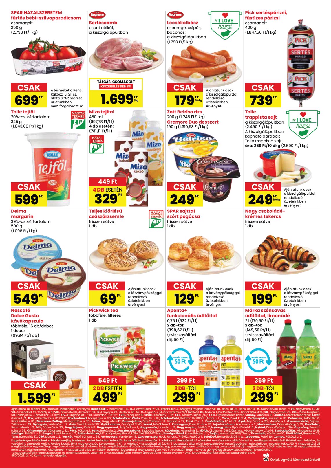 spar - SPAR - Market akciós újság, érvényes 01.09. - 01.15. - page: 2