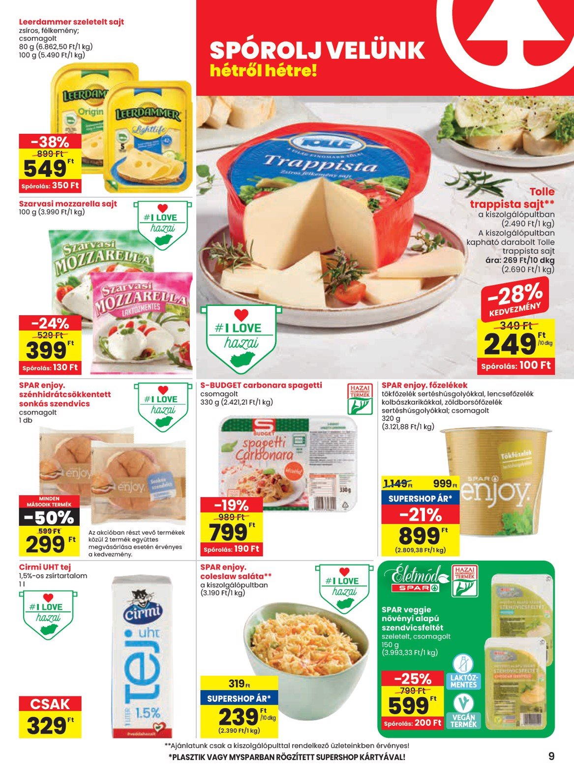 spar - SPAR akciós újság, érvényes 01.09. - 01.15. - page: 9