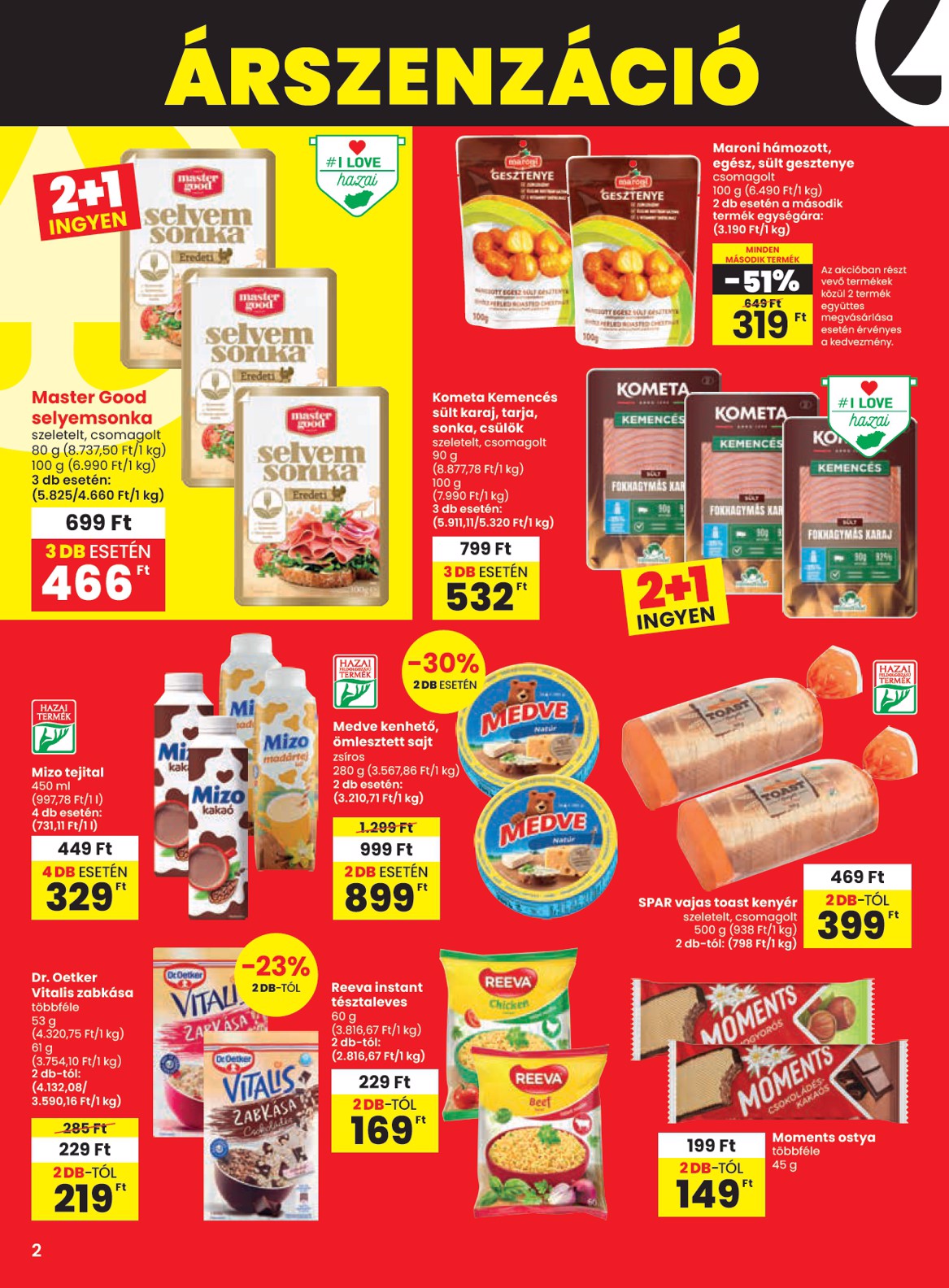 spar - SPAR akciós újság, érvényes 01.09. - 01.15. - page: 2