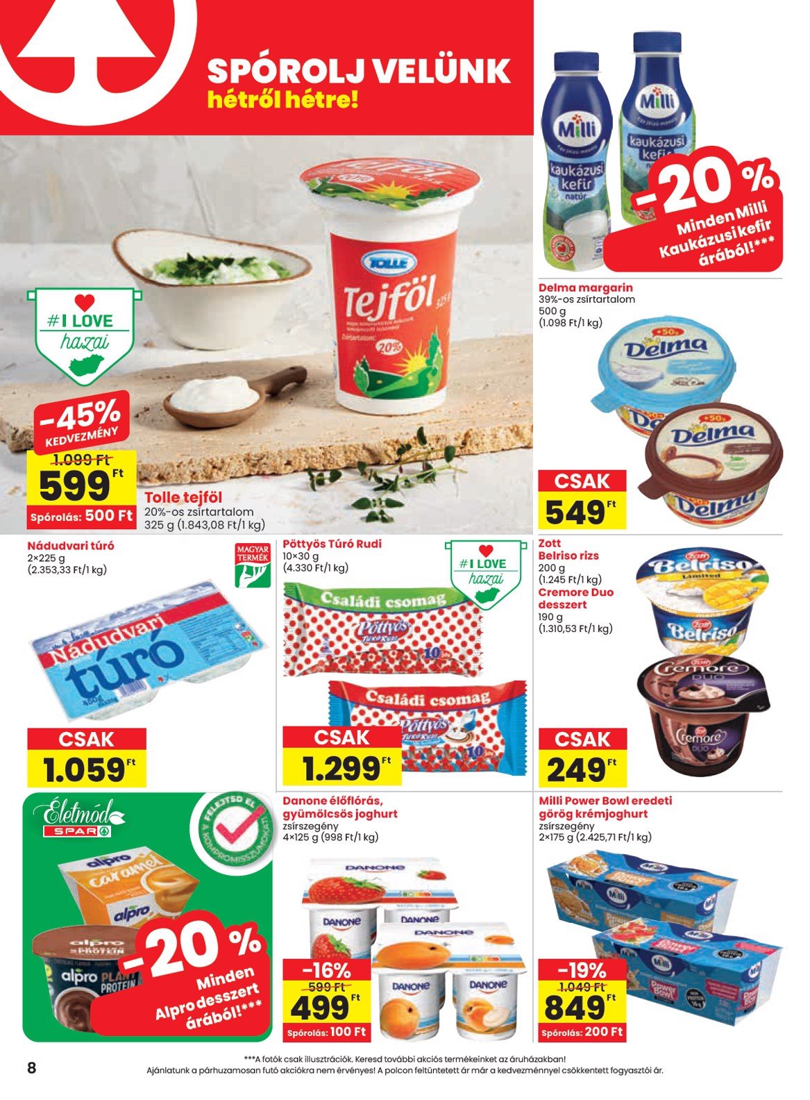 spar - SPAR akciós újság, érvényes 01.09. - 01.15. - page: 8