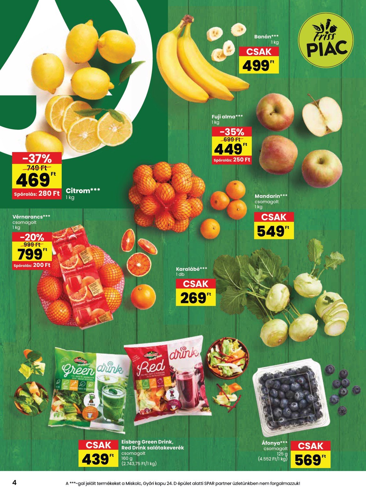 spar - SPAR akciós újság, érvényes 01.16. - 01.22. - page: 4