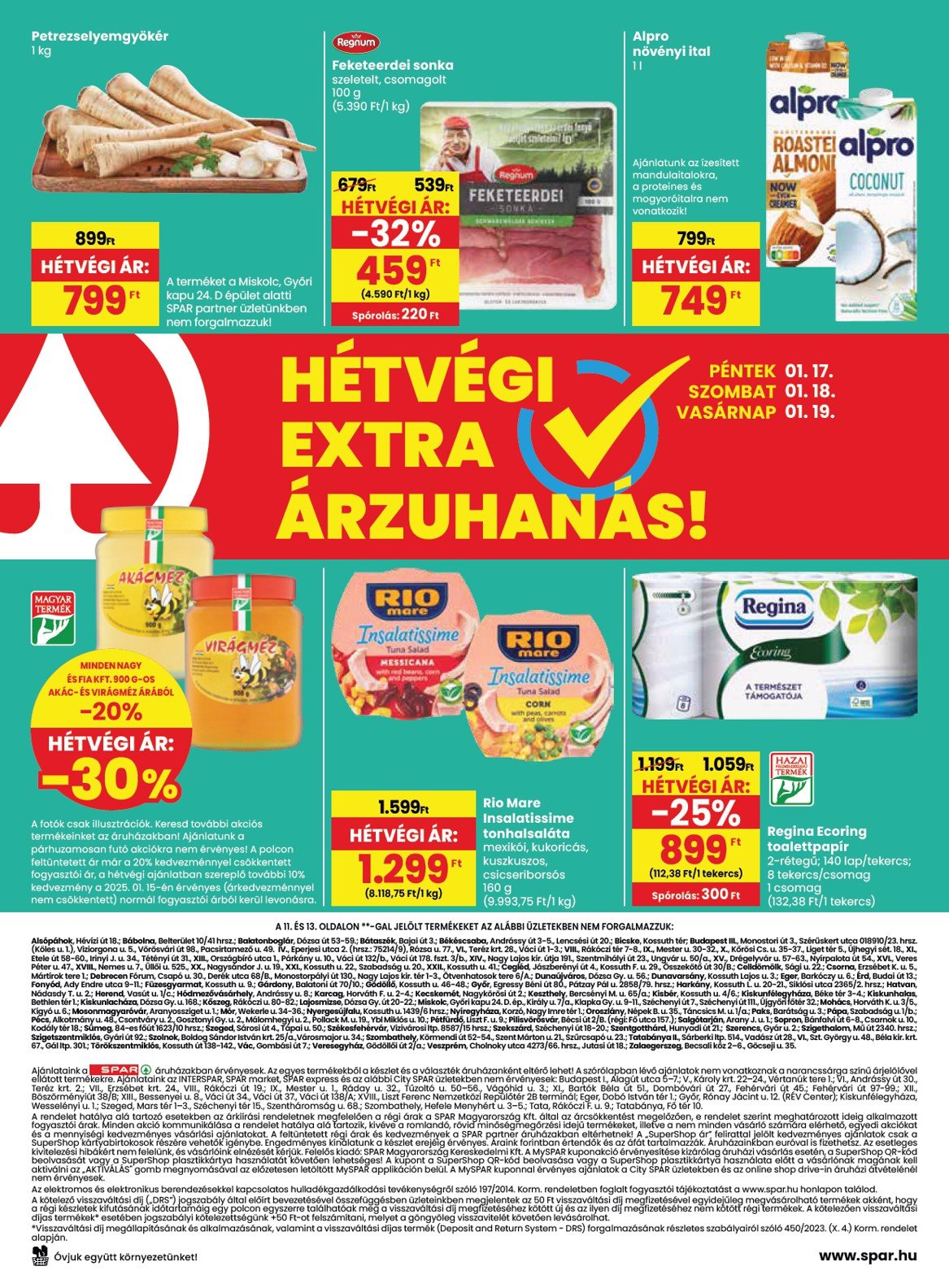 spar - SPAR akciós újság, érvényes 01.16. - 01.22. - page: 20