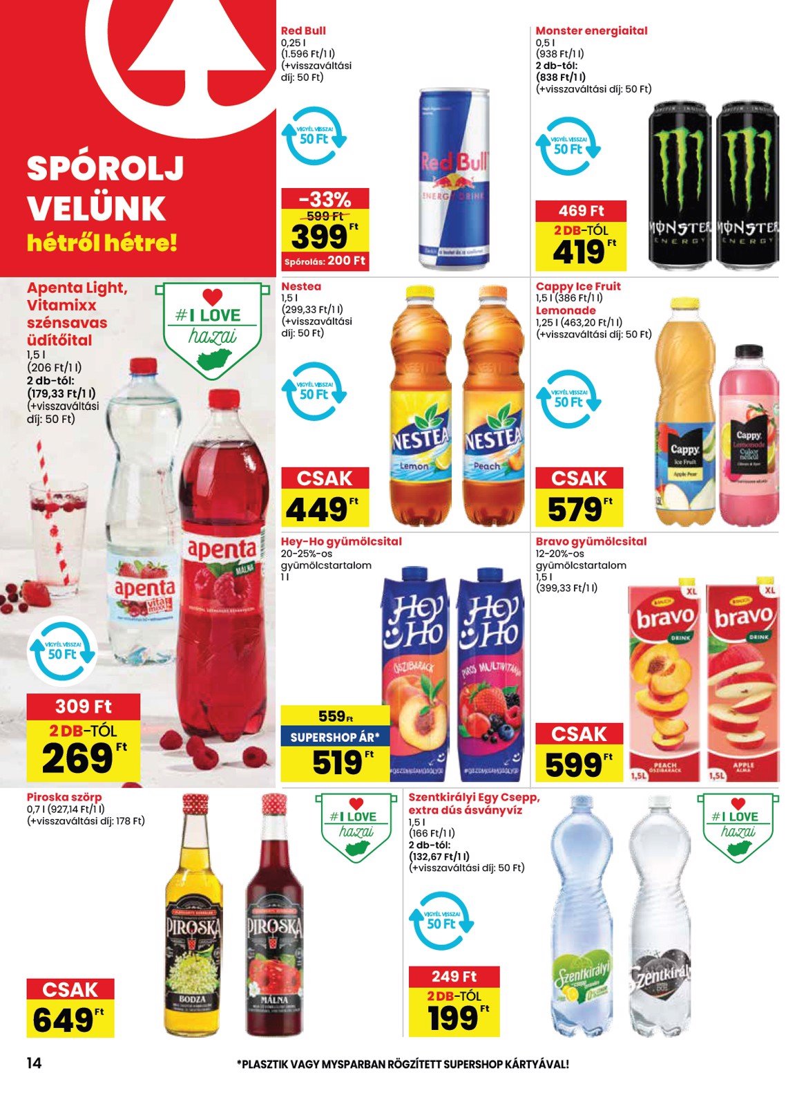 spar - SPAR akciós újság, érvényes 01.16. - 01.22. - page: 14