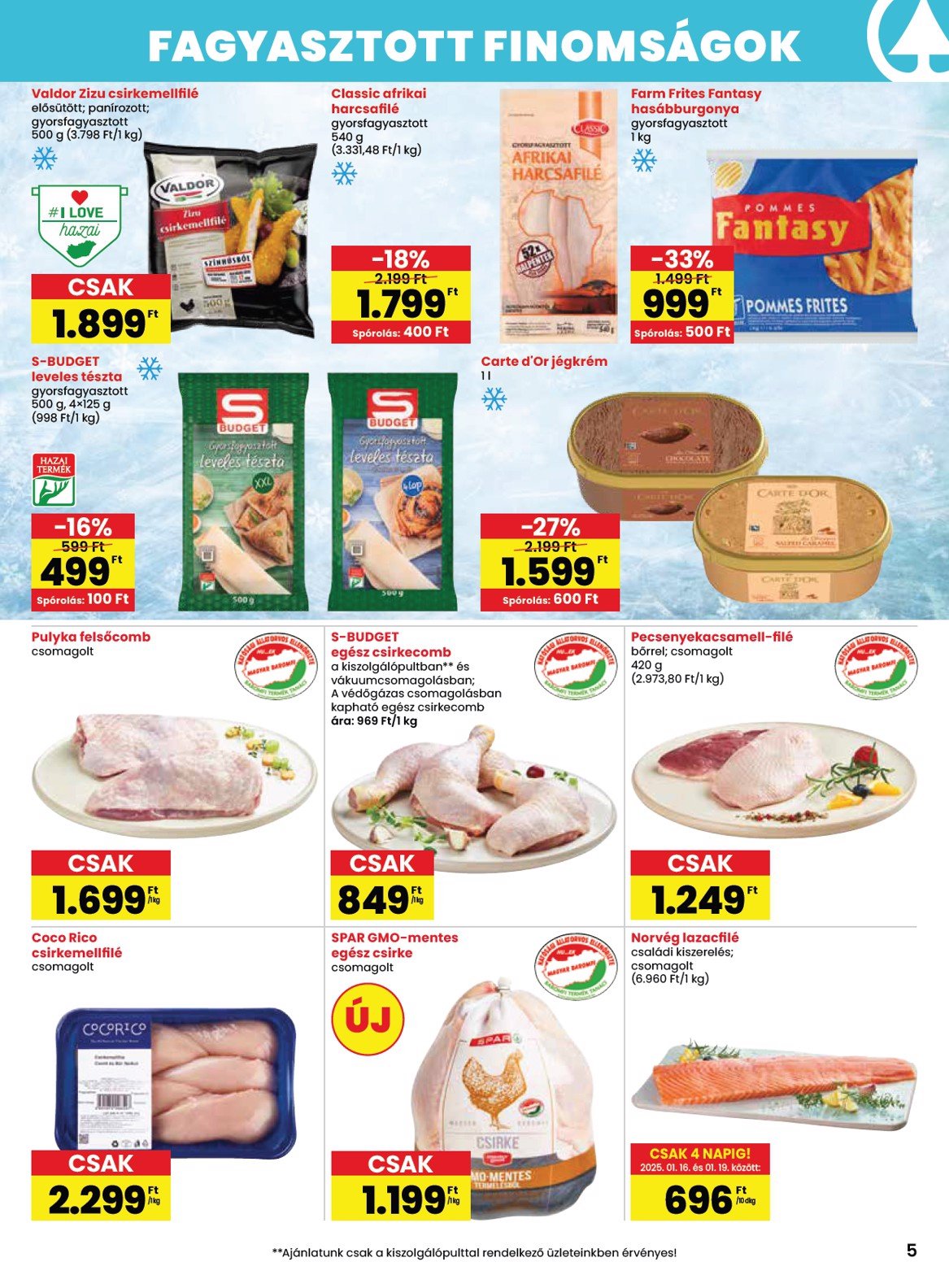 spar - SPAR akciós újság, érvényes 01.16. - 01.22. - page: 5