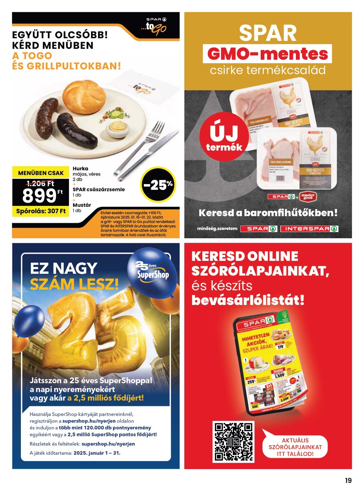 spar - SPAR akciós újság, érvényes 01.16. - 01.22. - page: 19