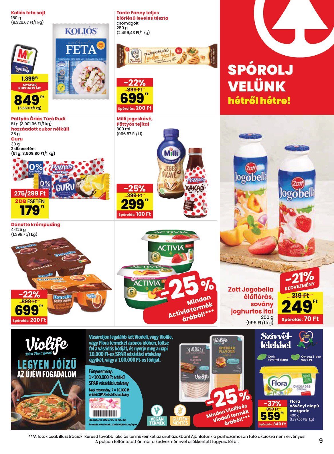 spar - SPAR akciós újság, érvényes 01.16. - 01.22. - page: 9