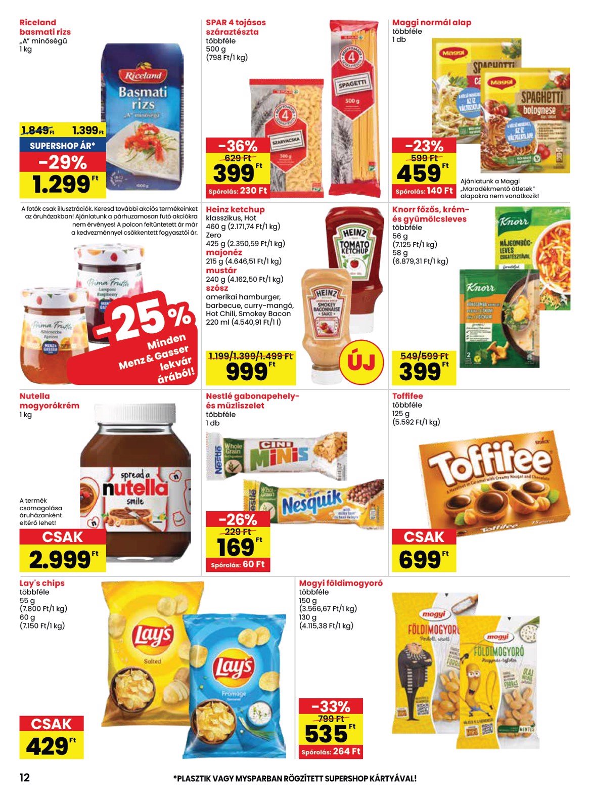 spar - SPAR akciós újság, érvényes 01.16. - 01.22. - page: 12