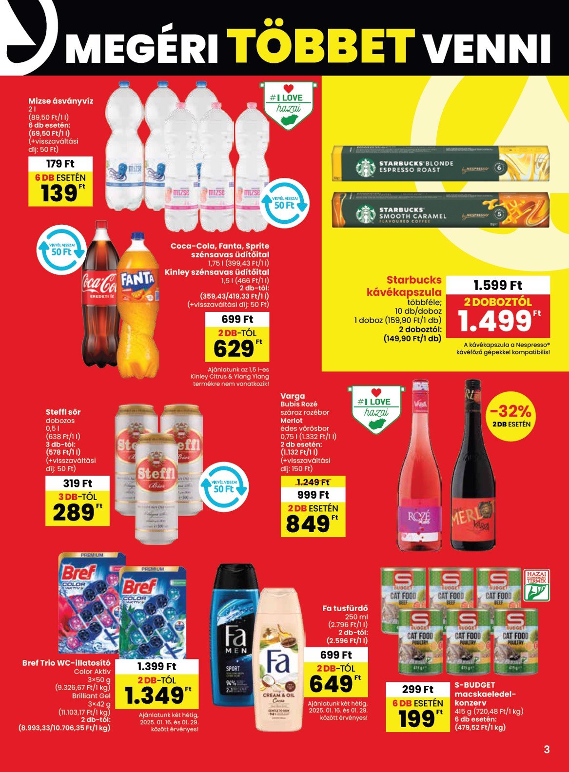 spar - SPAR akciós újság, érvényes 01.16. - 01.22. - page: 3