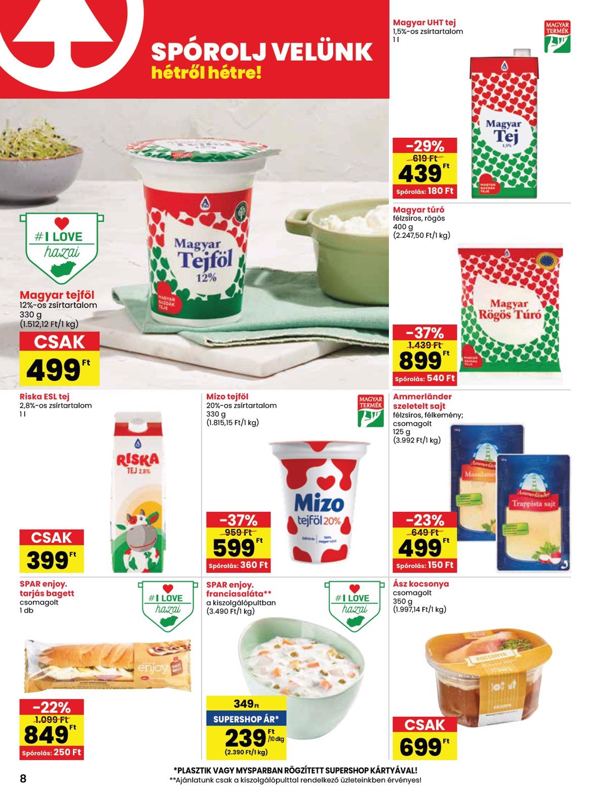 spar - SPAR akciós újság, érvényes 01.16. - 01.22. - page: 8