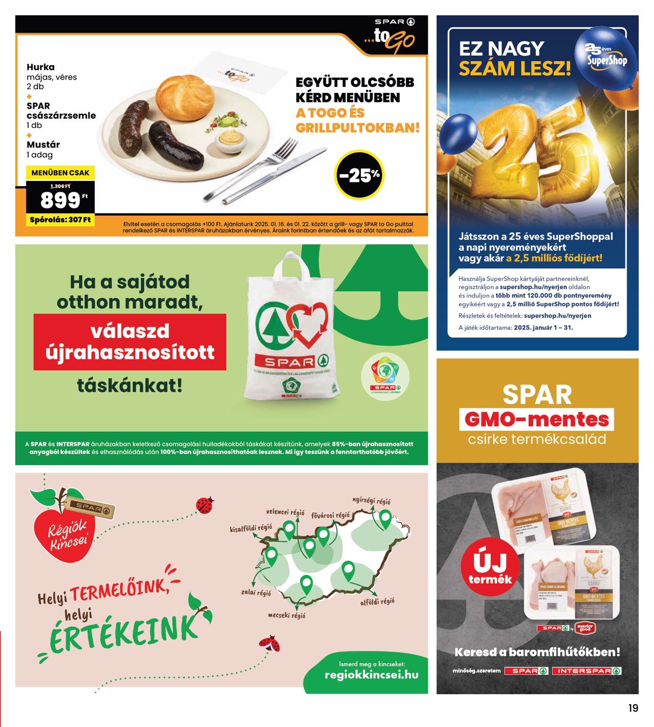 spar - INTERSPAR akciós újság, érvényes 01.16. - 01.22. - page: 19