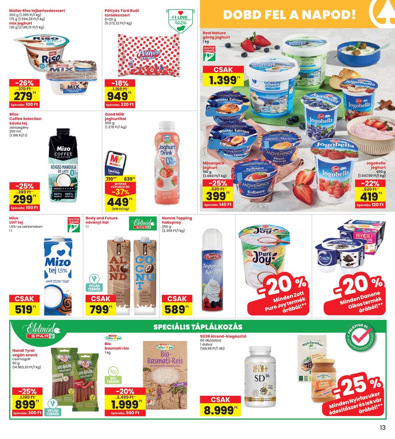 spar - INTERSPAR akciós újság, érvényes 01.23. - 01.29. - page: 13