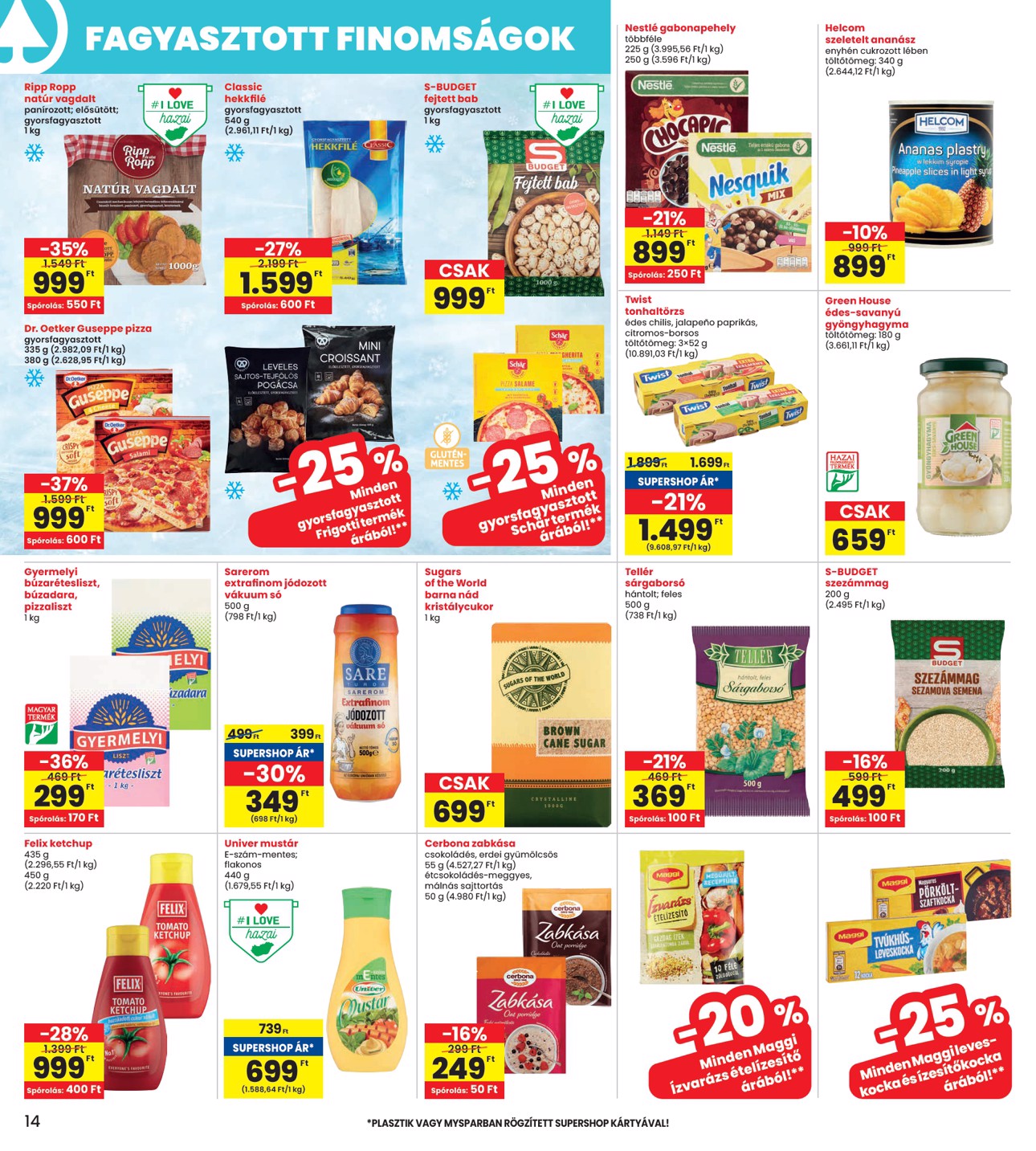 spar - INTERSPAR akciós újság, érvényes 01.23. - 01.29. - page: 14