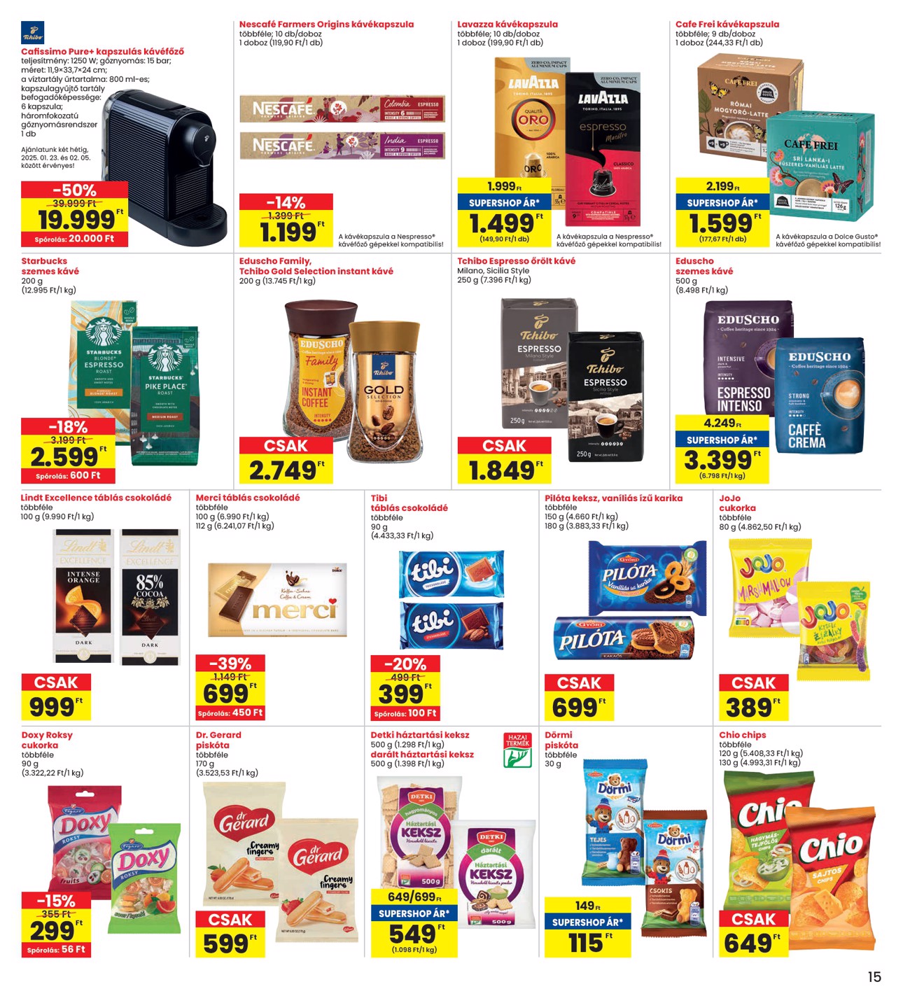 spar - INTERSPAR akciós újság, érvényes 01.23. - 01.29. - page: 15